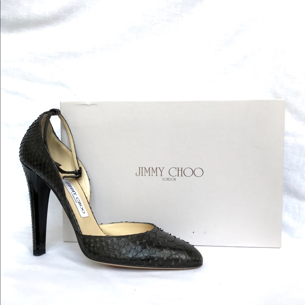 JIMMY CHOO Snake Skin high heels
